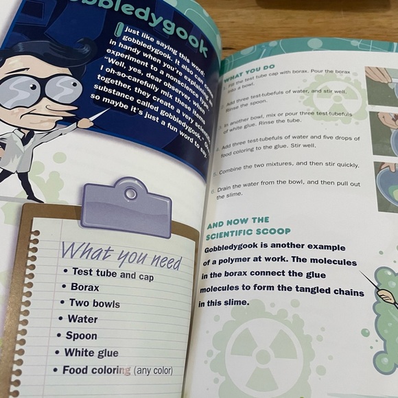 Kids Science and Research Project books set of 4 hardback and paperback slime - Picture 9 of 16